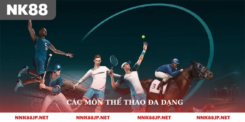 Các môn thể thao đa dạng